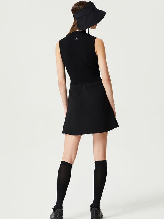 PXG Korea Women's One-piece Golf Dress with Short Leggings knitted fabric fabric dress