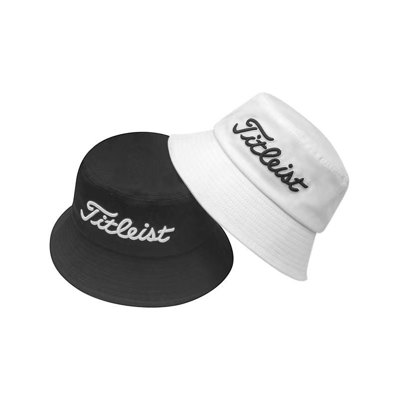TITLELIST Korea Bucket Hat breathable Golf Sunhat Korean version Unisex One-Size