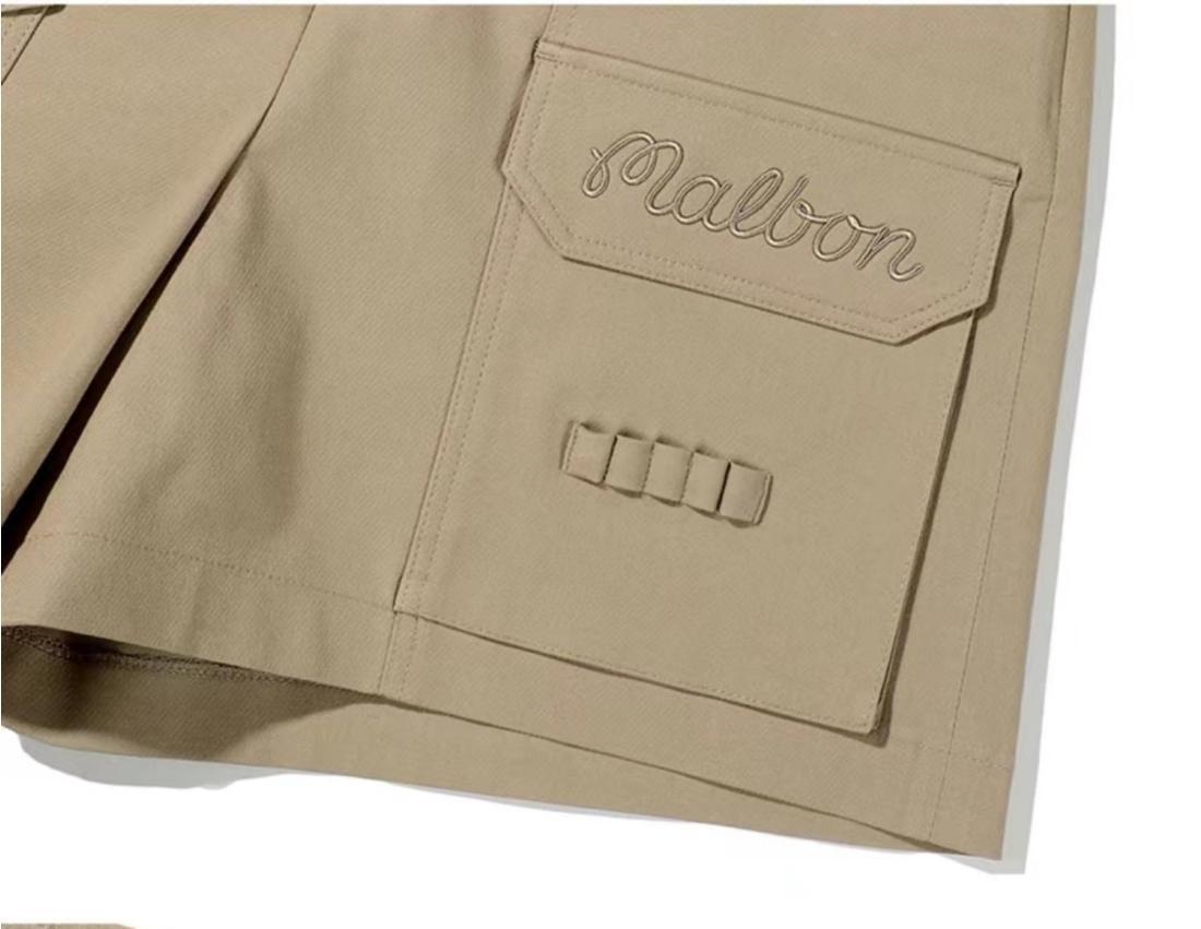 Malbon Korea New Multi-pocket Golf Shorts for Women (golf skirt category)