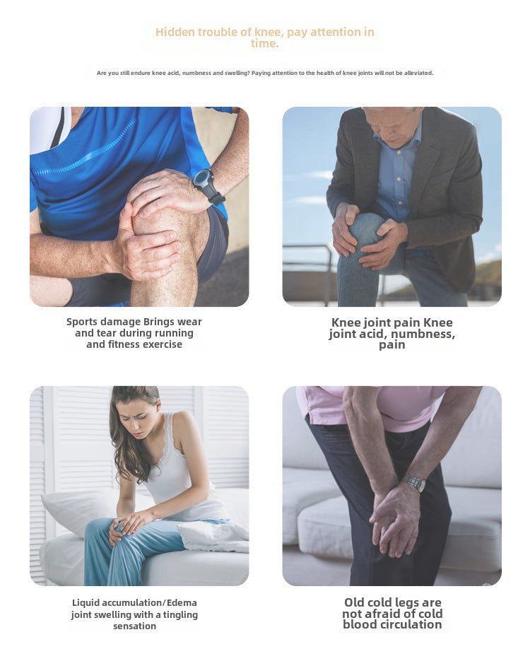Wholesale Knee Physiotherapy Instrument Wireless Red Light Heating Knee Massager Electric Knee Brace Knee Massager