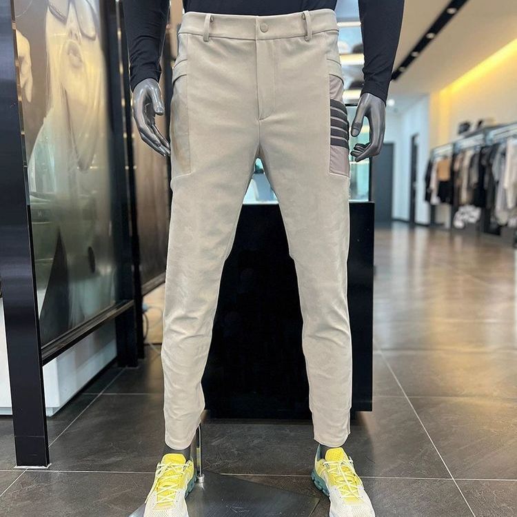 AMAZINGCRE Men Pants FW Korean Golf Apparel Men's Outdoor Athleisure Fashion Pants