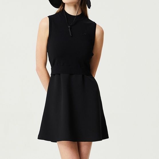 PXG Korea Women's One-piece Golf Dress with Short Leggings knitted fabric fabric dress