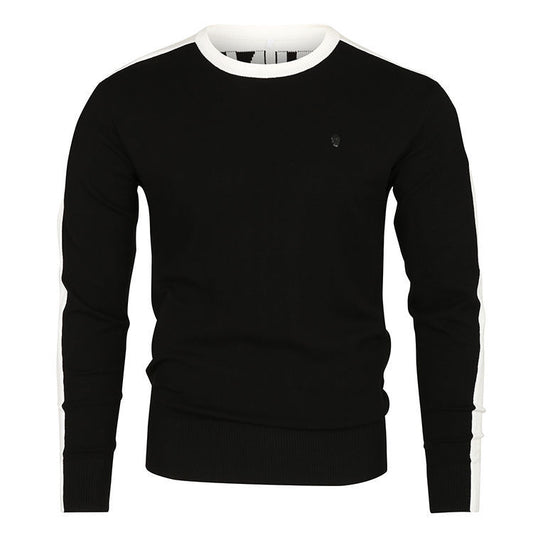 AMAZINGCRE Men's Golf Knitted Sweater, FW outdoor casual pullover sports knit