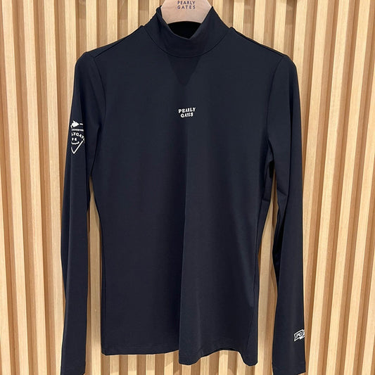 PEARLY GATES Golf Women High Neck Long Sleeve Base Shirt Quick Dry Jersey Top