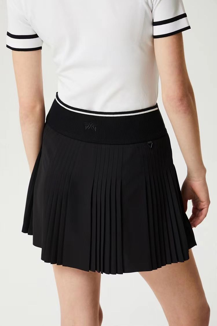 PXG Korea Women's SS Golf Skirt lightweight slim breathable pleated skirt