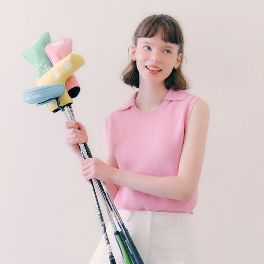 Pivvee Women's Golf V-Neck Knit Shirt