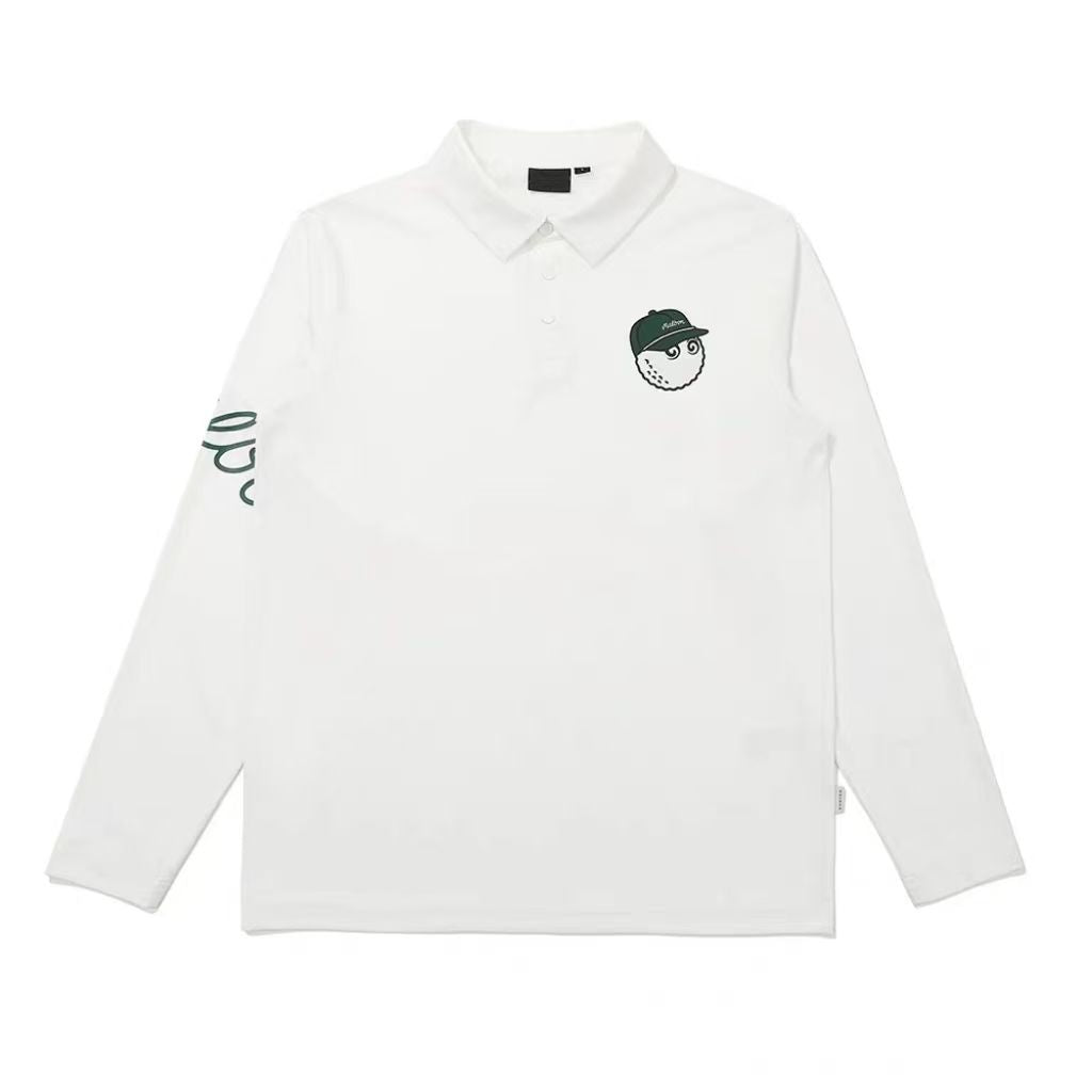 Malbon Korea New Men's Bucket Tech Polo T-Shirt Golf Top