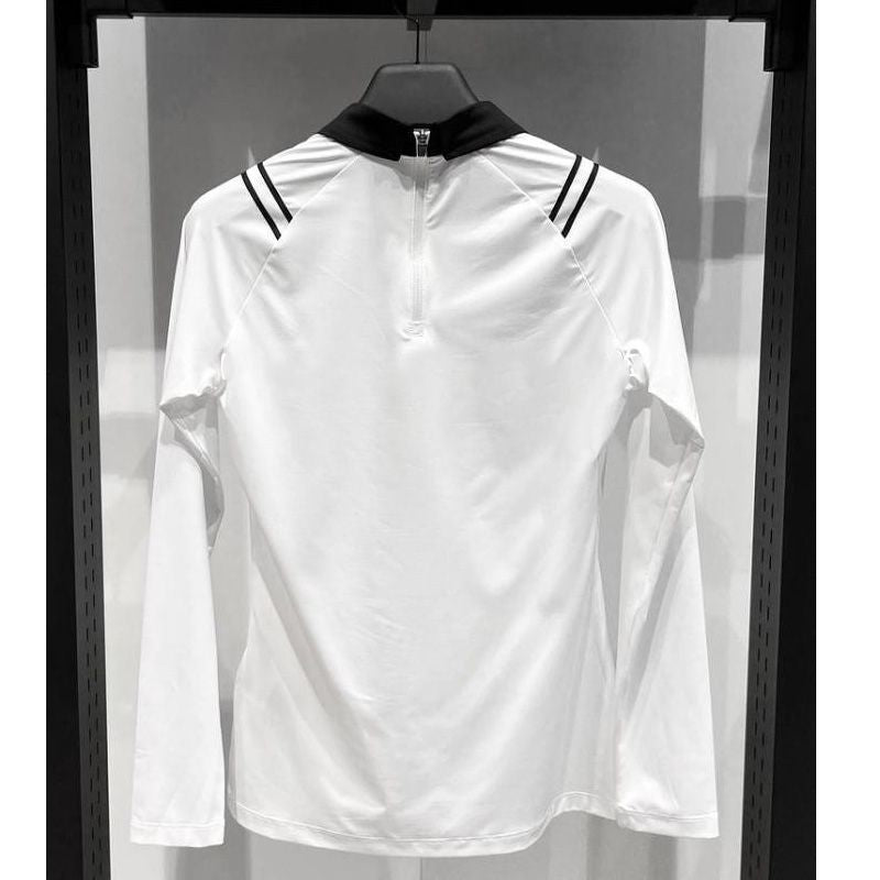 PXG Korea Women's Long Sleeve Golf Shirt Slim Fit Stretch Quick Drying Polo Jersey Top