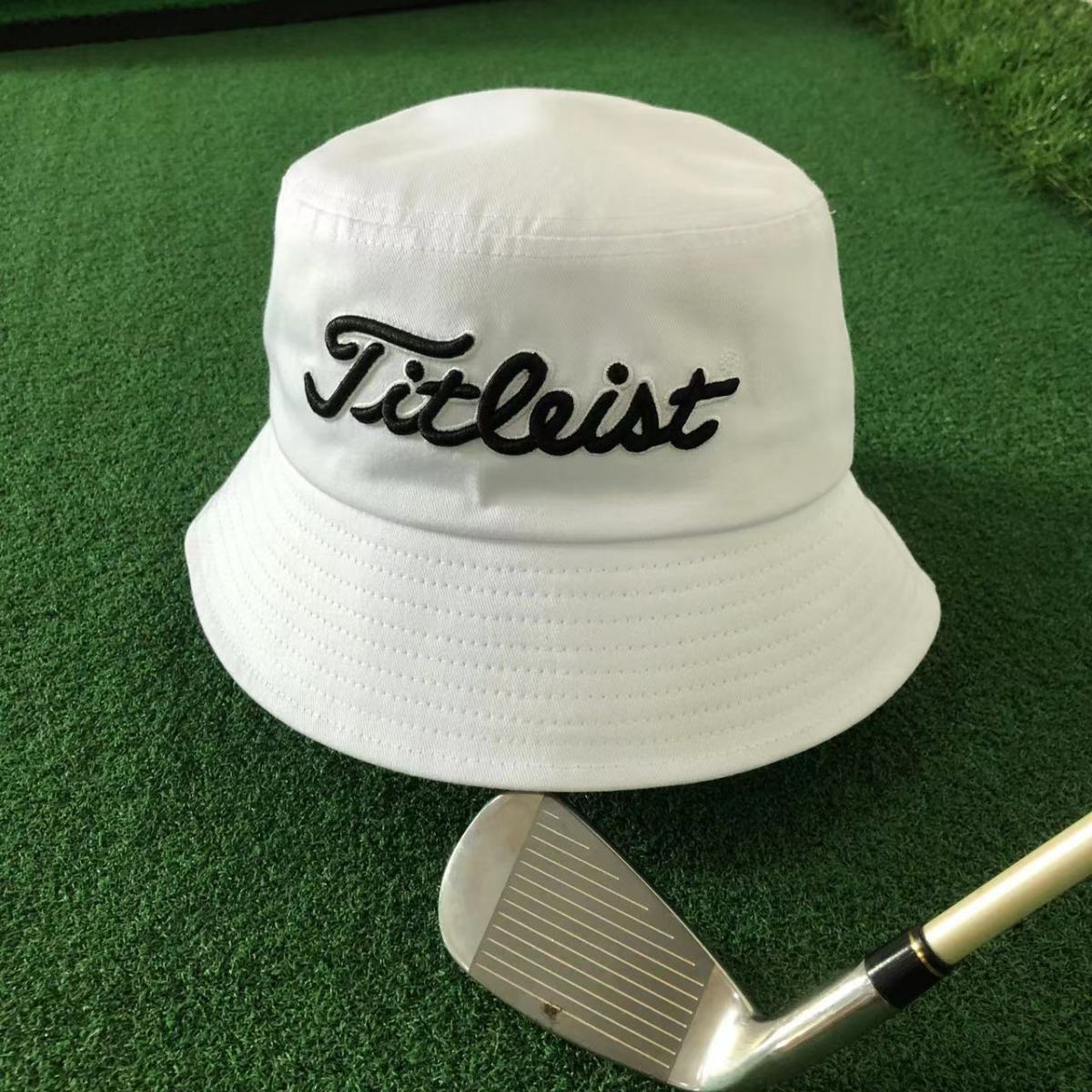 TITLELIST Korea Bucket Hat breathable Golf Sunhat Korean version Unisex One-Size