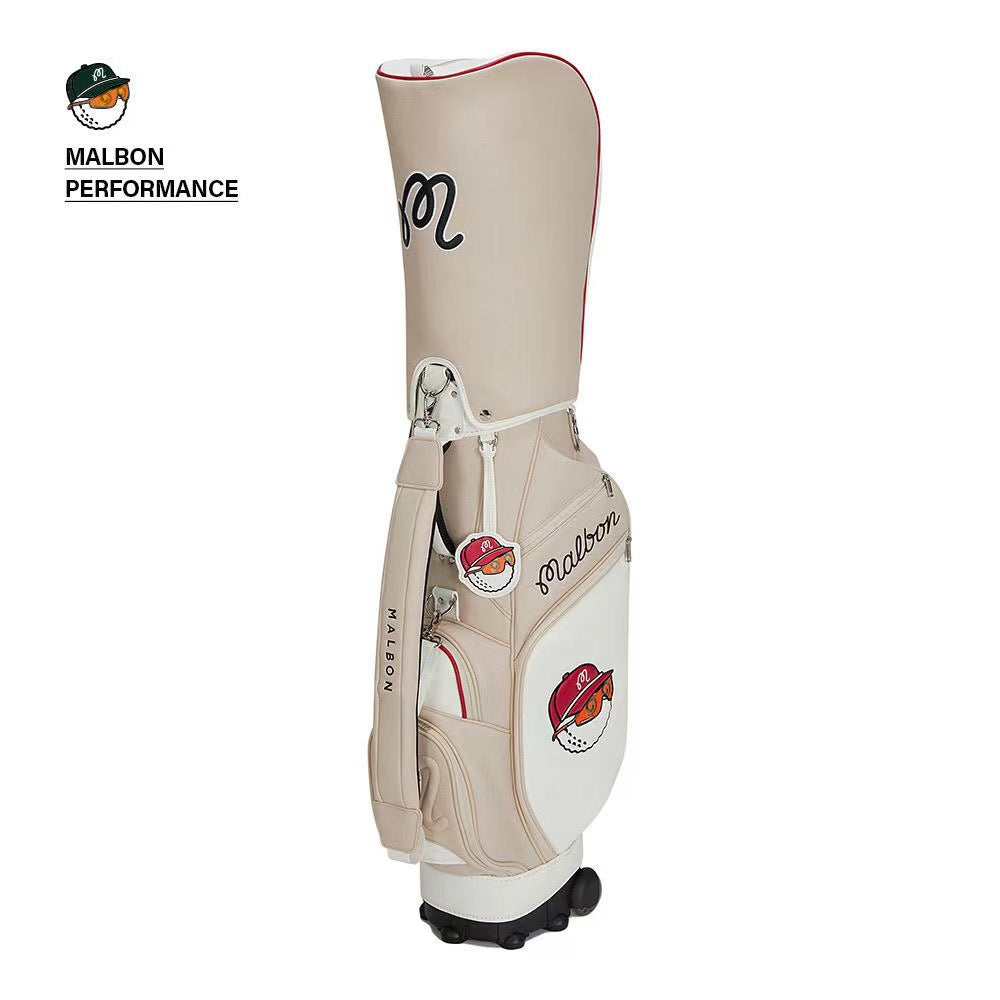 New Malbon Korea Golf Bag Trolley with Wheels for Men and Women