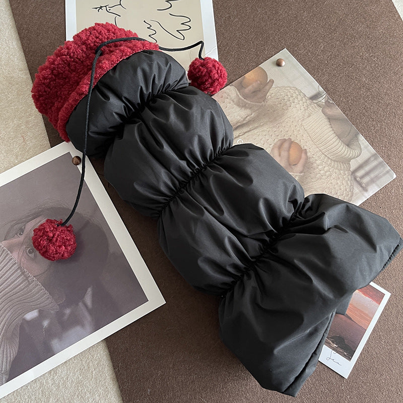 Winter Windproof Wool Lace Leg Warmers, warm leg covers for women