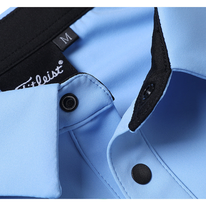 TITLEIST Korea Men Basic Long-Sleeve Polo T-shirt