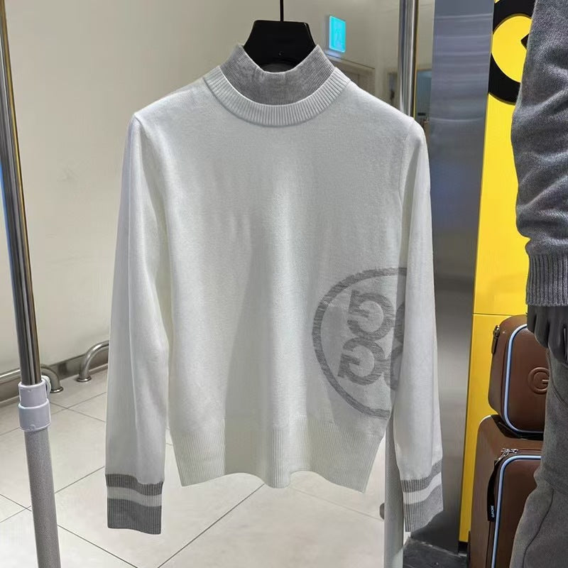 G/FORE Korea Women Essential Windproof Sweater, FW High Neck Golf Knit Shirt