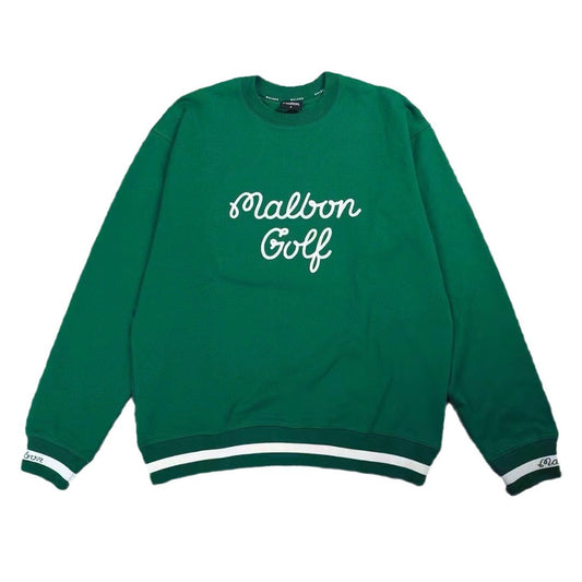 MALBON Korea Men's Golf Sweatshirt unisex embroidered round neck pullover top