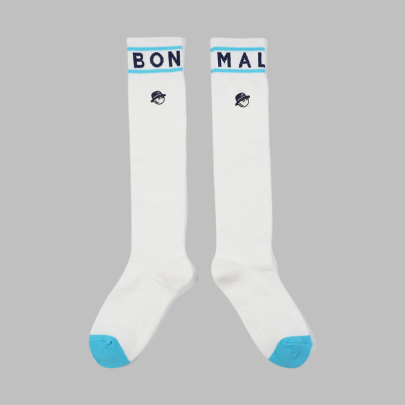 Malbon Korea Women's Golf Stockings Cotton Knee-length Socks