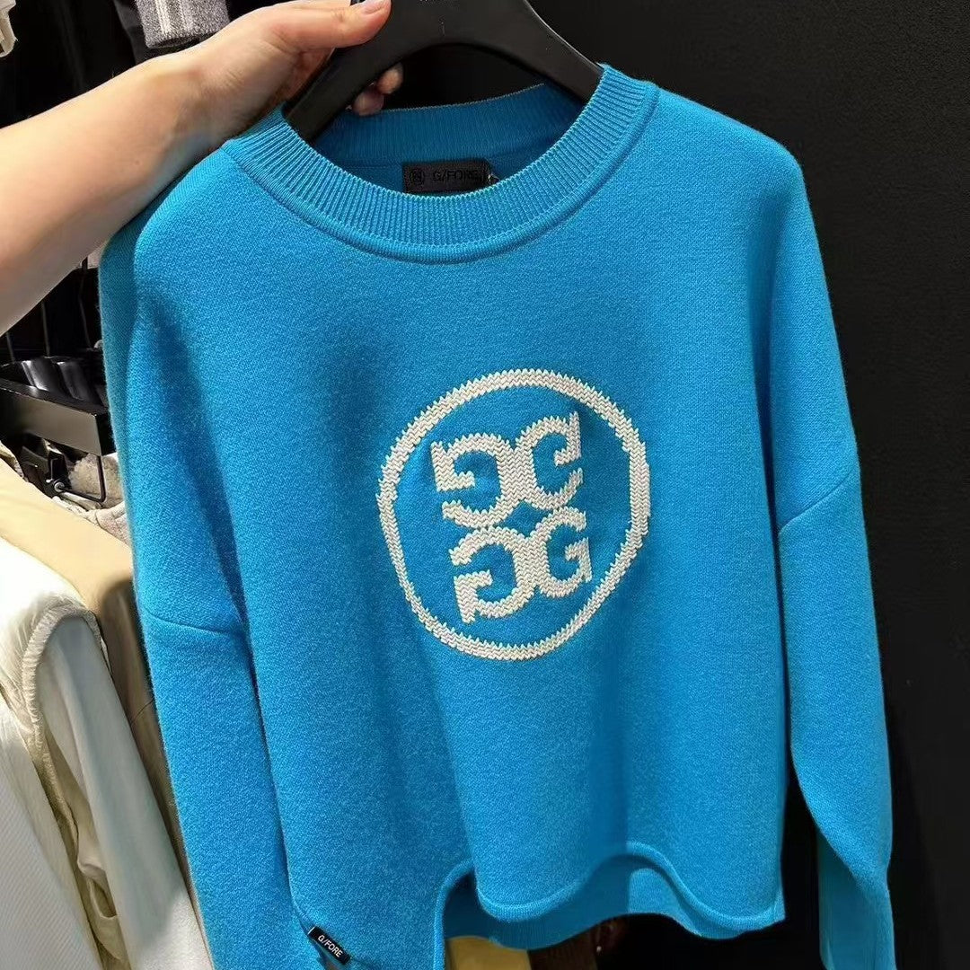G/FORE Korea FW Women Round Neck Sweater Knit Top shirt