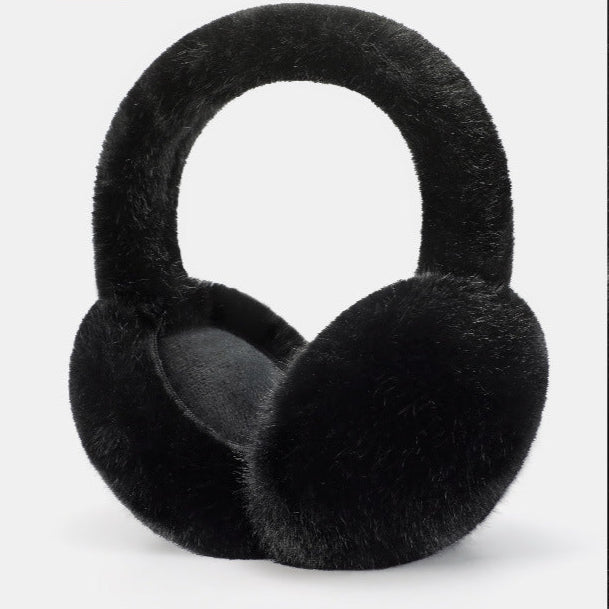 GREEN STAR Warm Earmuffs plush ear covers over hat