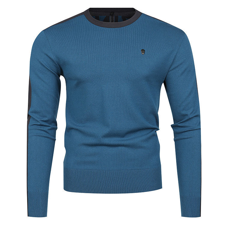 AMAZINGCRE Men's Golf Knitted Sweater, FW outdoor casual pullover sports knit