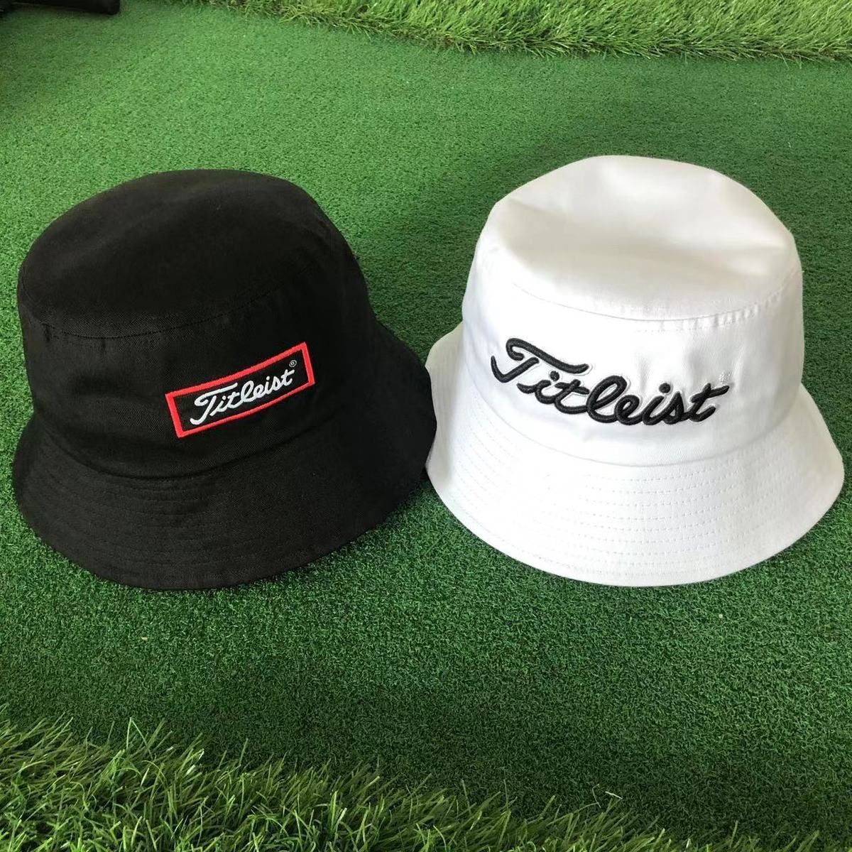 TITLELIST Korea Bucket Hat breathable Golf Sunhat Korean version Unisex One-Size