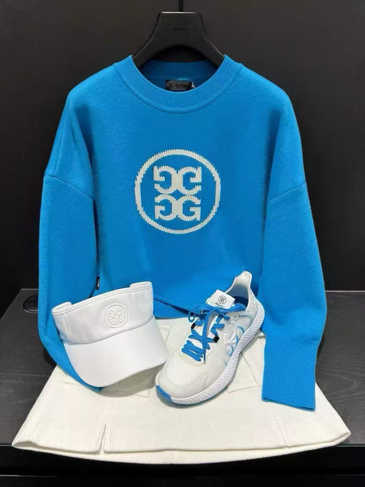 G/FORE Korea FW Women Round Neck Sweater Knit Top shirt