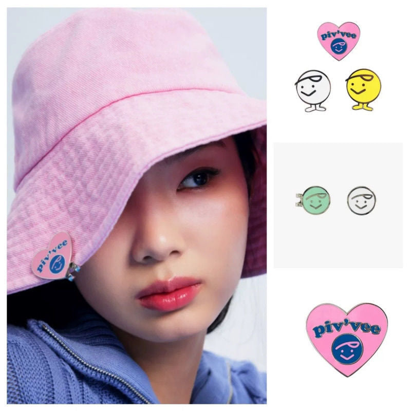 PIVVEE Golf Cap Clip Magnet Golf Marker Accessories