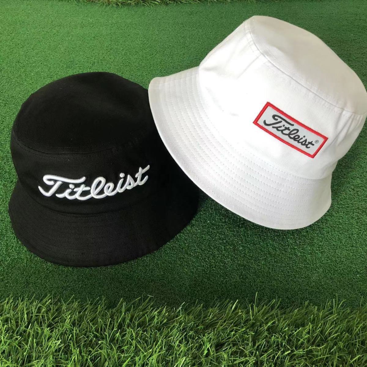 TITLELIST Korea Bucket Hat breathable Golf Sunhat Korean version Unisex One-Size
