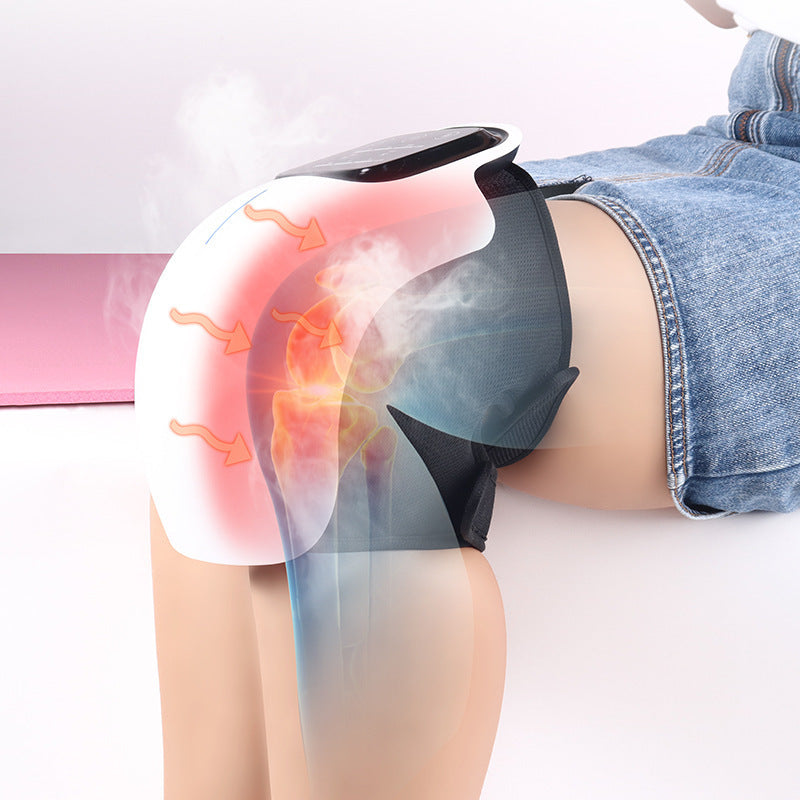 Wholesale Knee Physiotherapy Instrument Wireless Red Light Heating Knee Massager Electric Knee Brace Knee Massager