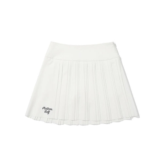 Malbon Korea New Golf Skirt 25 Spring Summer Women's Solid Color