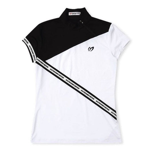 MASTER BUNNY Edition Korean version SS Women's Half-high Neck quick-drying Short-sleeve Top Golf Shirt