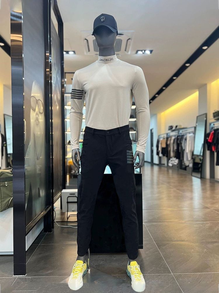 AMAZINGCRE Men Pants FW Korean Golf Apparel Men's Outdoor Athleisure Fashion Pants