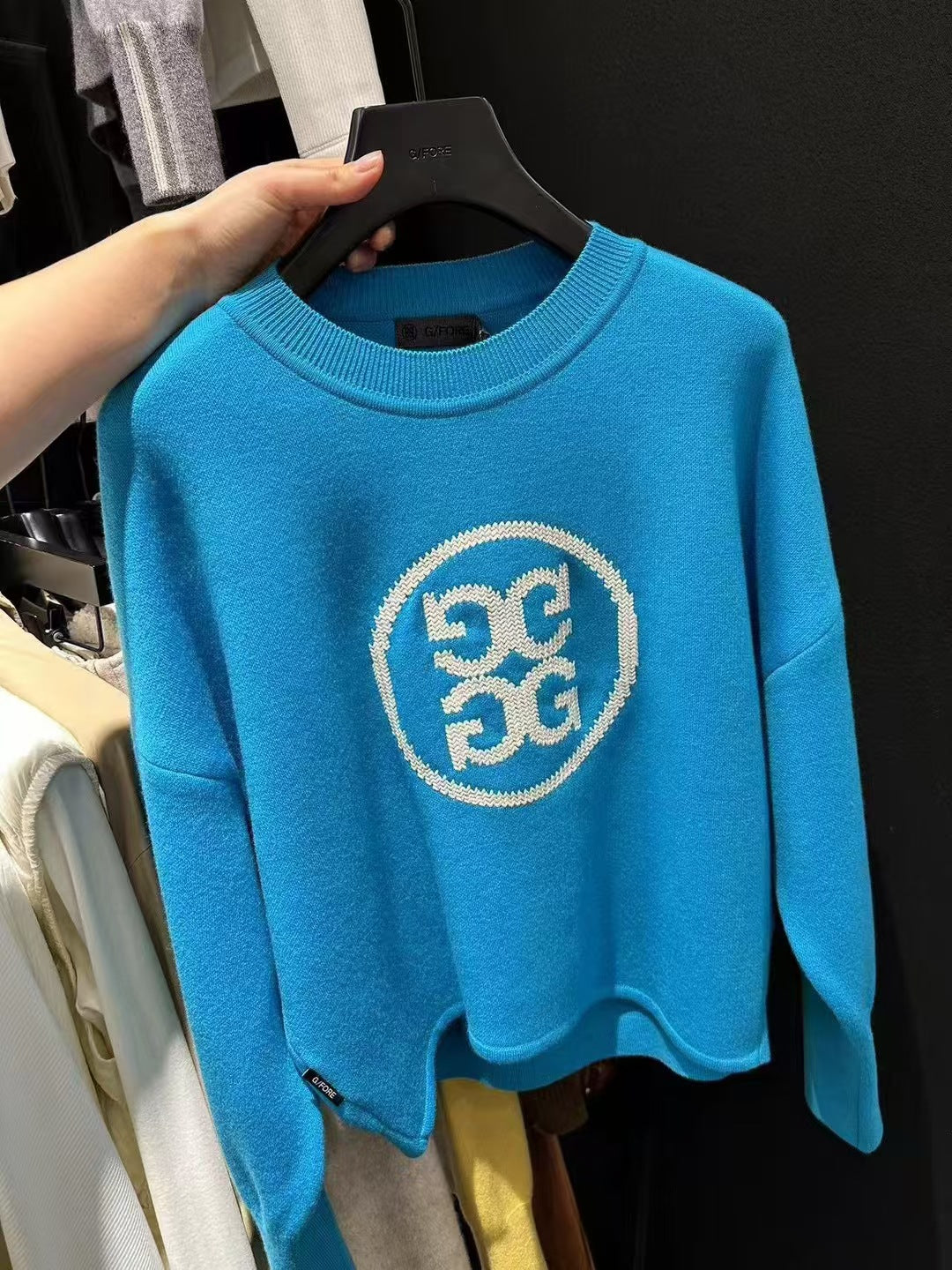 G/FORE Korea FW Women Round Neck Sweater Knit Top shirt