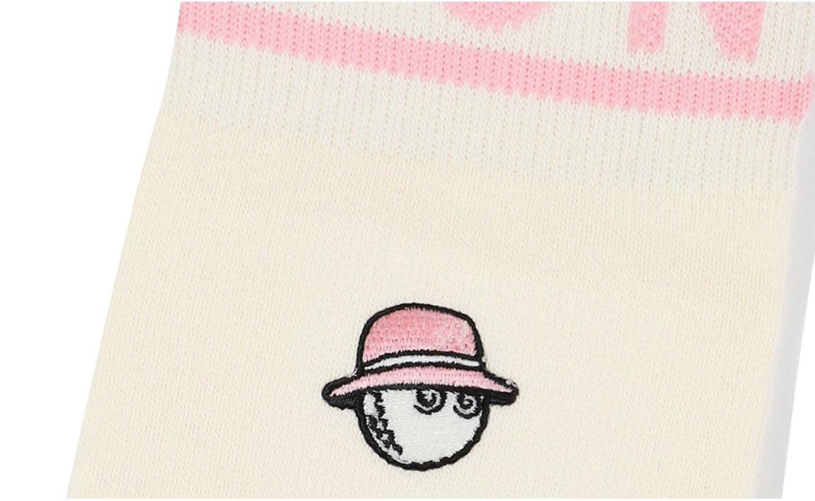 Malbon Korea Women's Golf Stockings Cotton Knee-length Socks