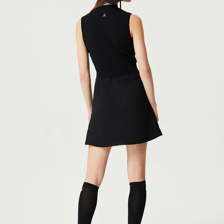 PXG Korea Women's One-piece Golf Dress with Short Leggings knitted fabric fabric dress