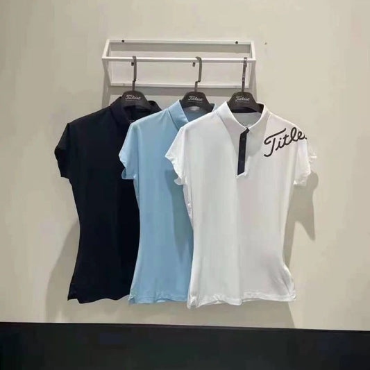Titleist Korea Women's Golf T-Shirt Quick-Drying Breathable Jersey Sweat-Resistant Polo Shirt