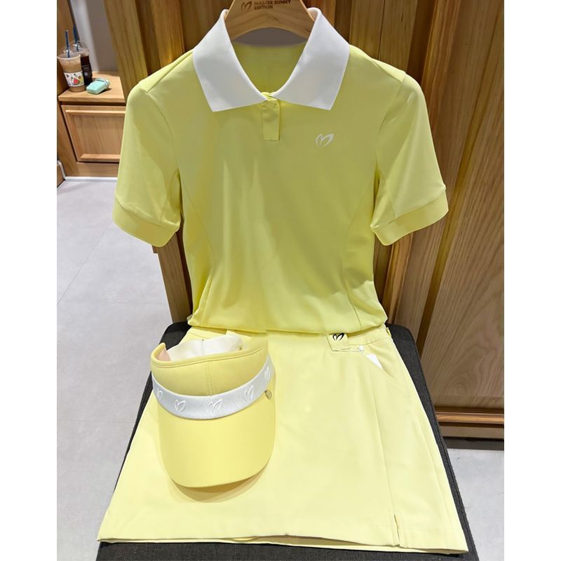 MASTER BUNNY EDITION New Summer Golf Women's Top Short Sleeve T-Shirt Slim Breathable Quick Dry Sweat Wicking