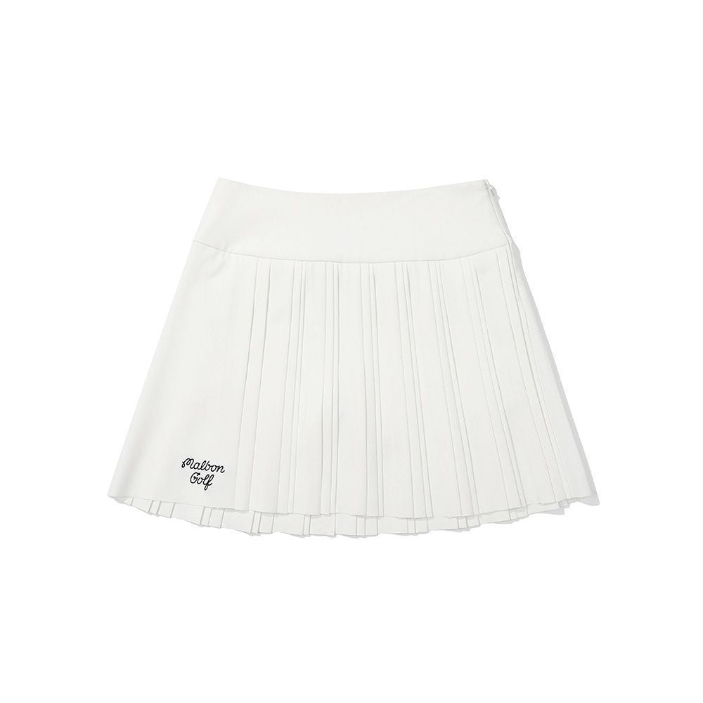 Malbon Korea Women's Golf Classic Pleats Skirt