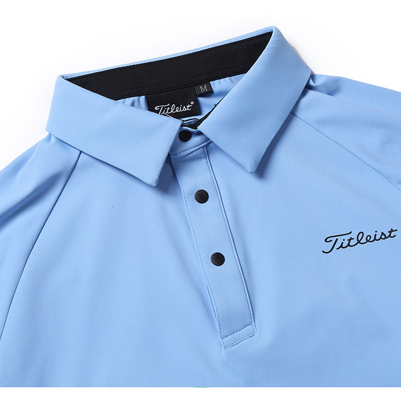 TITLEIST Korea Men Basic Long-Sleeve Polo T-shirt