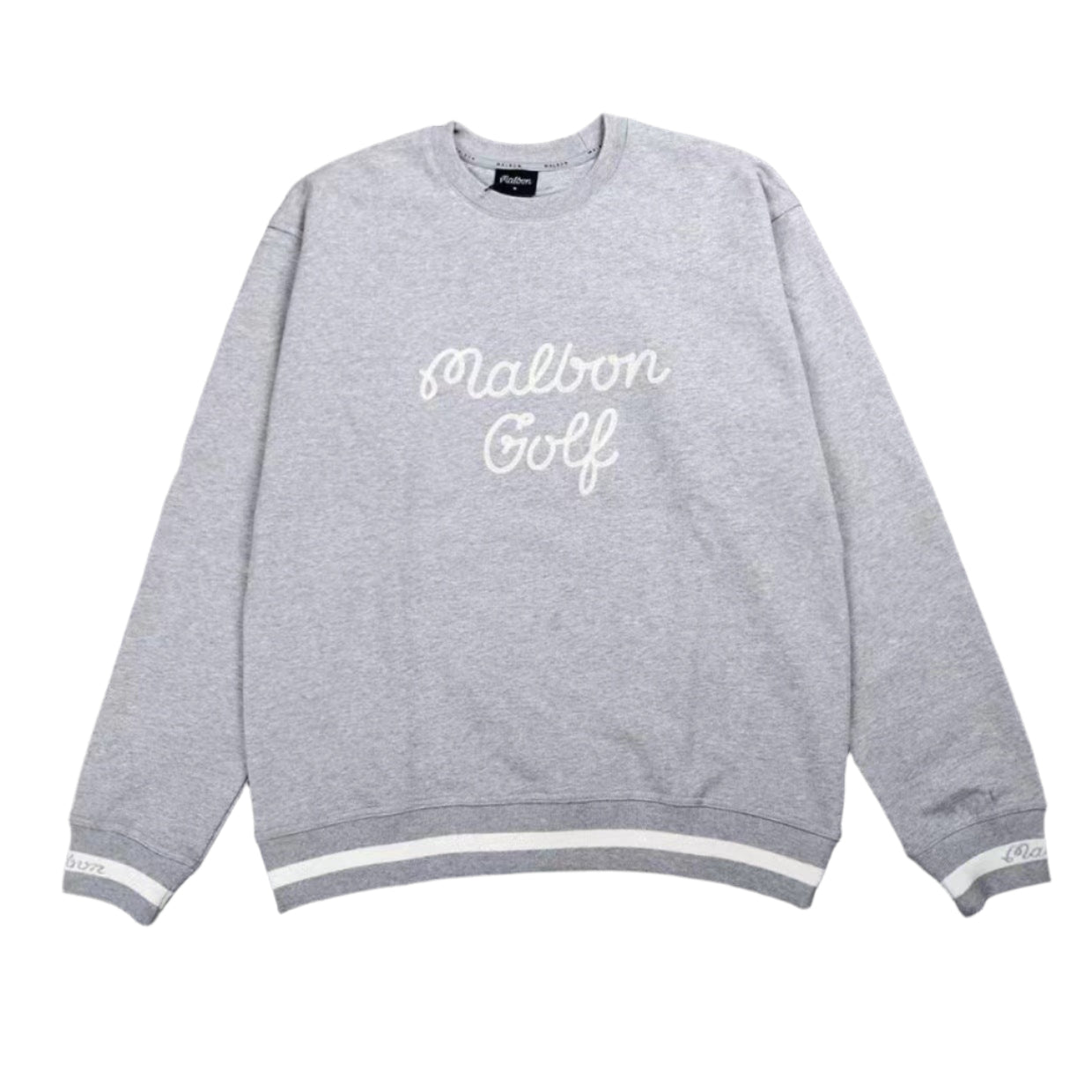 MALBON Korea Men's Golf Sweatshirt unisex embroidered round neck pullover top