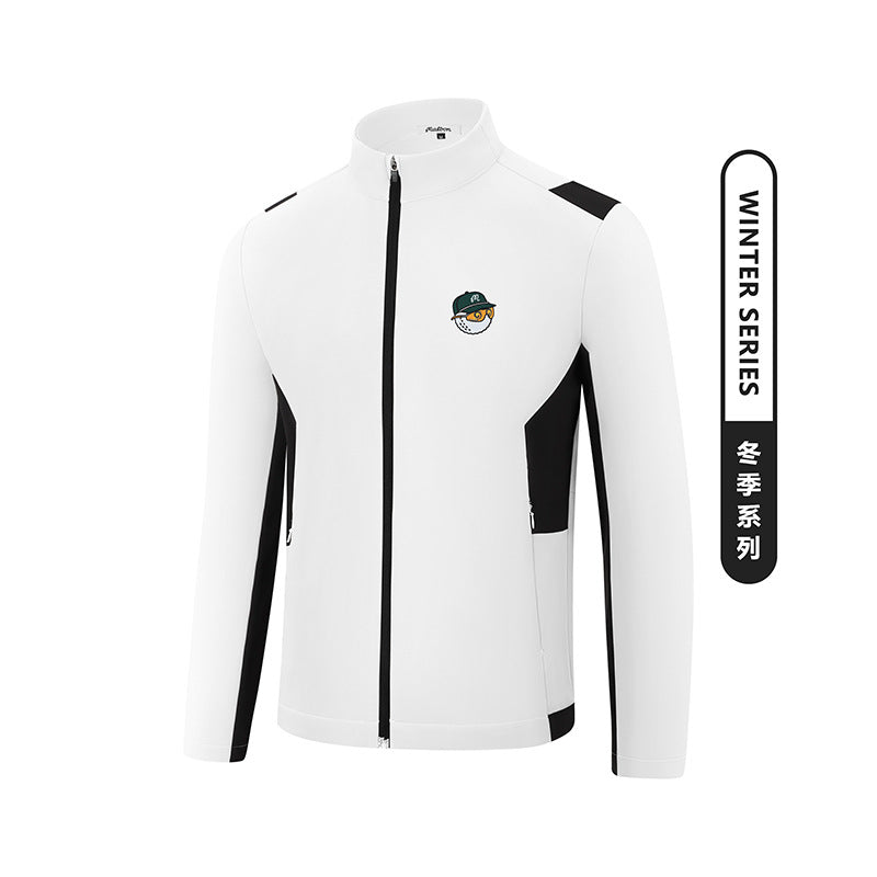 MB Golf Korea Men's FW Sports Fleece Shirt Zip-Up Jacket