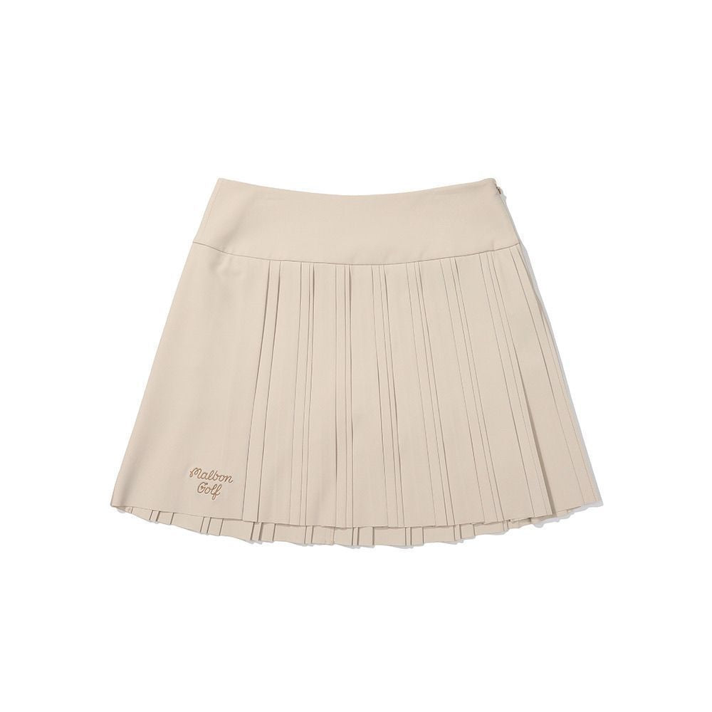 Malbon Korea New Golf Skirt 25 Spring Summer Women's Solid Color