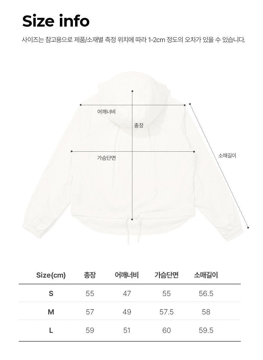 Malbon Korean Bucket Point WR Hoodie Anorak Golf Wear FW24 Women outerwear