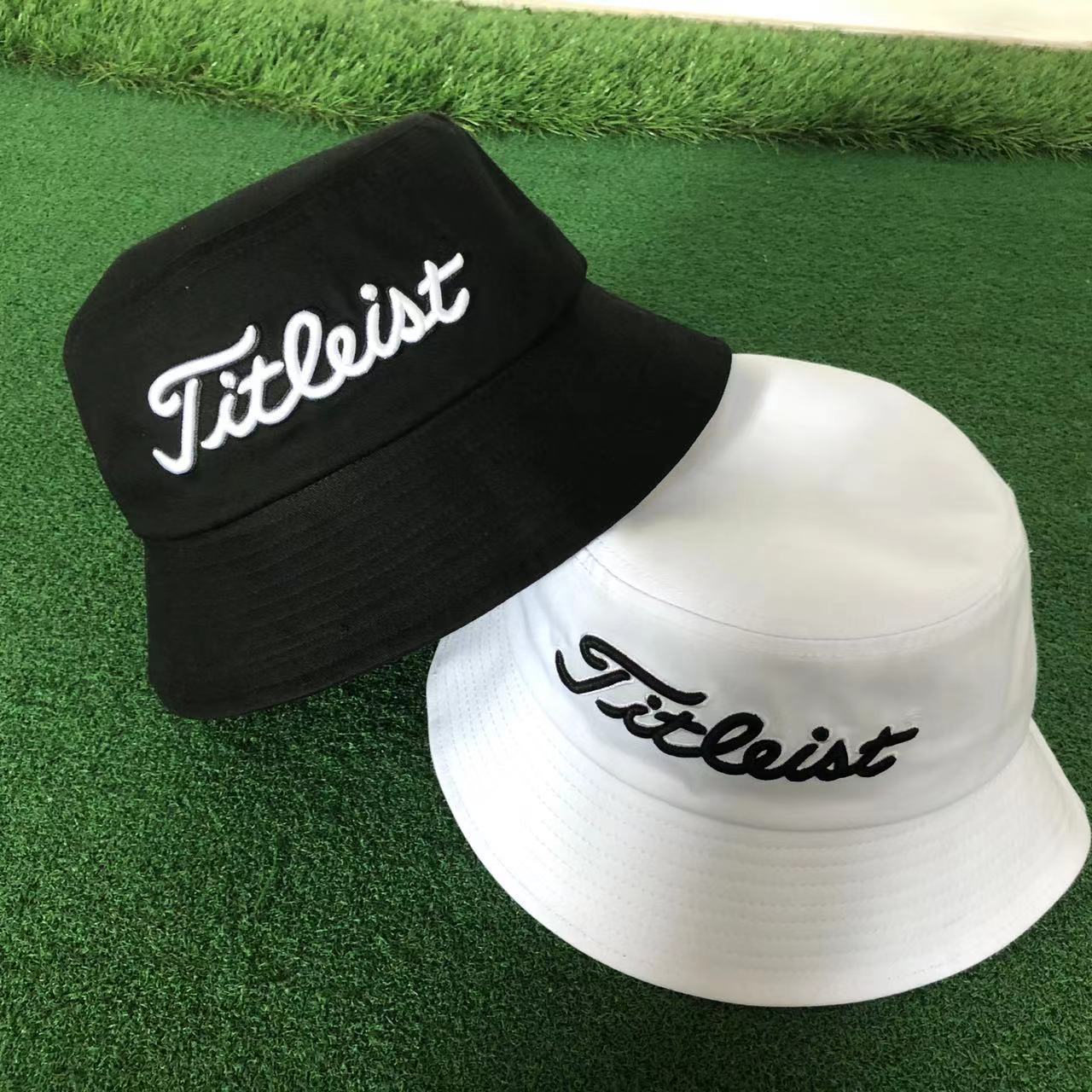 TITLELIST Korea Bucket Hat breathable Golf Sunhat Korean version Unisex One-Size