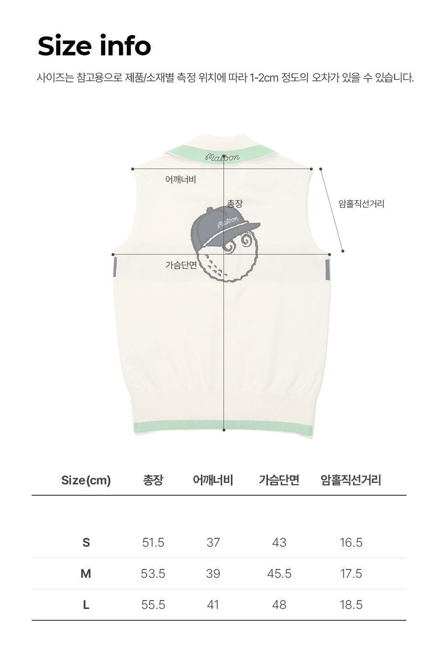 Malbon Korea 25SS Women's Bucket Zip-Up Collar Vest shirt