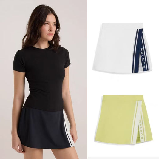Malbon Korea Women's 25 Spring Side Trim Golf Skirt quick-drying, breathable