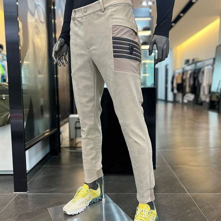 AMAZINGCRE Men Pants FW Korean Golf Apparel Men's Outdoor Athleisure Fashion Pants