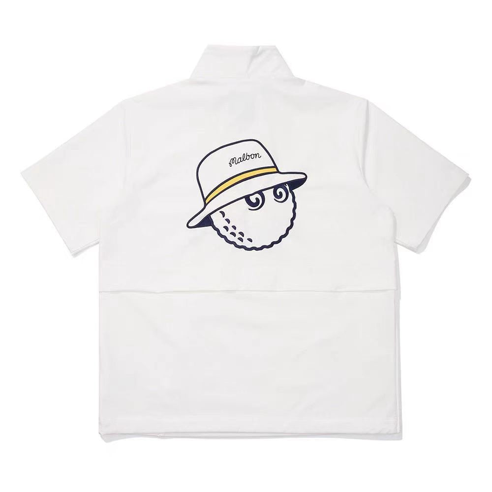 Malbon Korea Men's Travel Back Bucket Anorak shirt