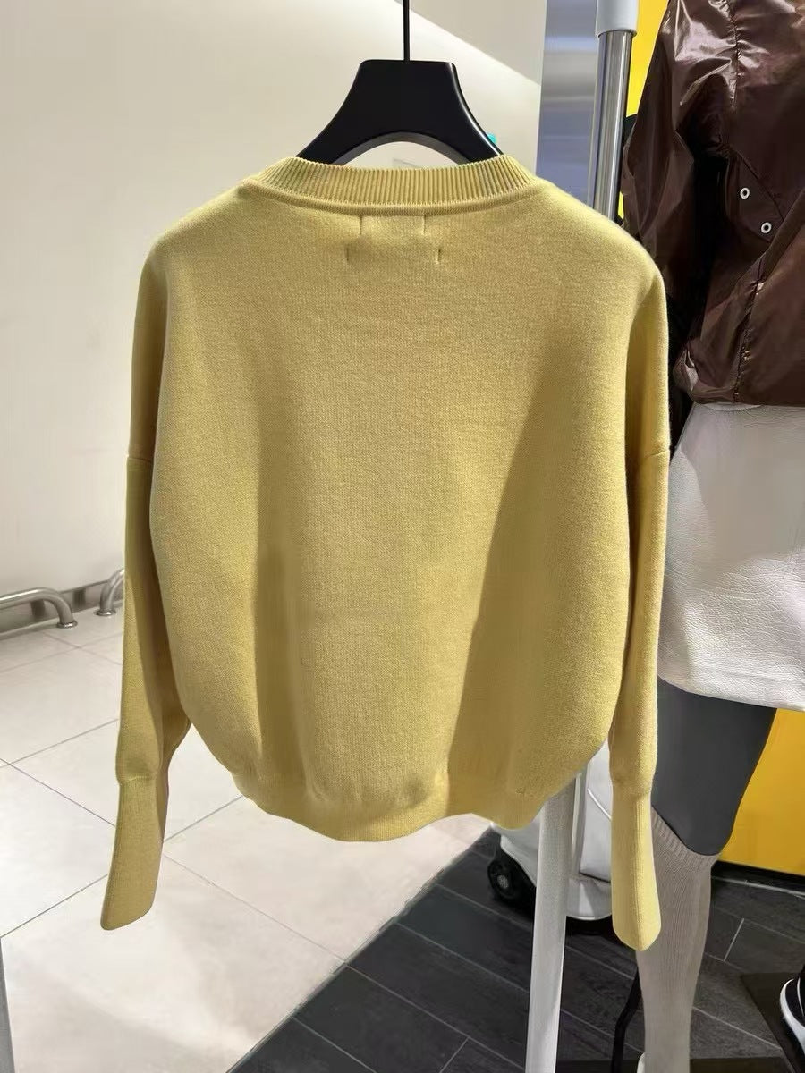 G/FORE Korea FW Women Round Neck Sweater Knit Top shirt