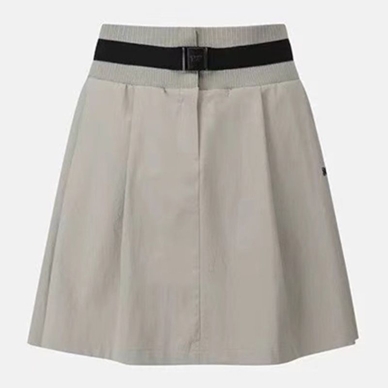 PXG Korea Women's Elastic Waist Golf Skirt Pleated Anti-Wrinkle