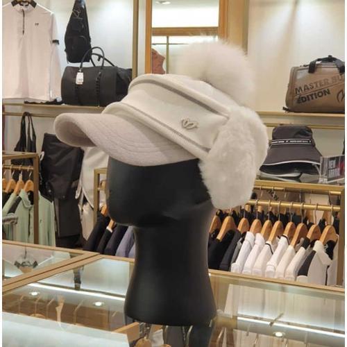 MASTER BUNNY EDITION Ladies Original Korean Golf Hat & Earmuff band Set