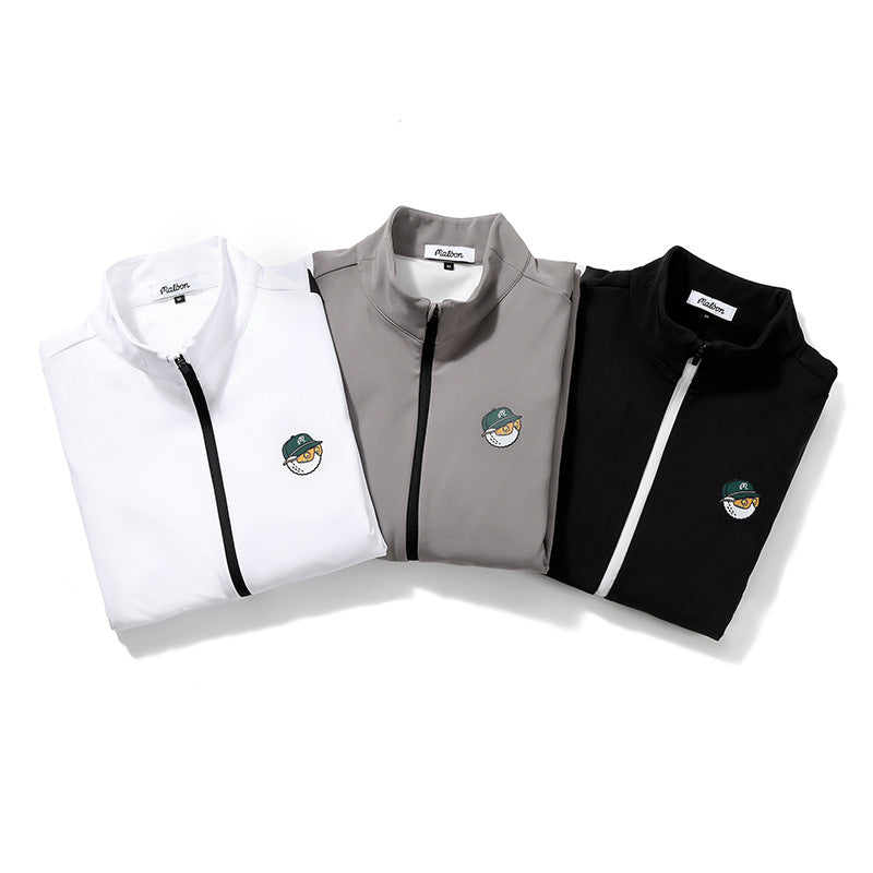 MB Golf Korea Men's FW Sports Fleece Shirt Zip-Up Jacket